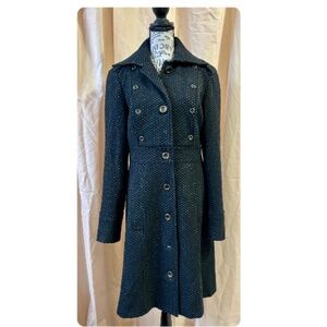 Diane Von Furstenberg, Princess Buttercup Wool Coat, size 10